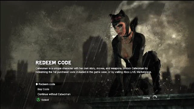Batman Arkham City Catwoman Code